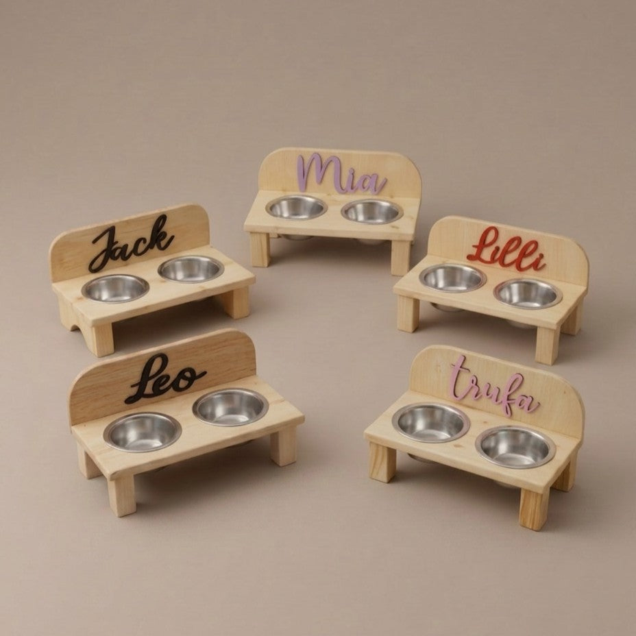 Portaciotole in legno personalizzato