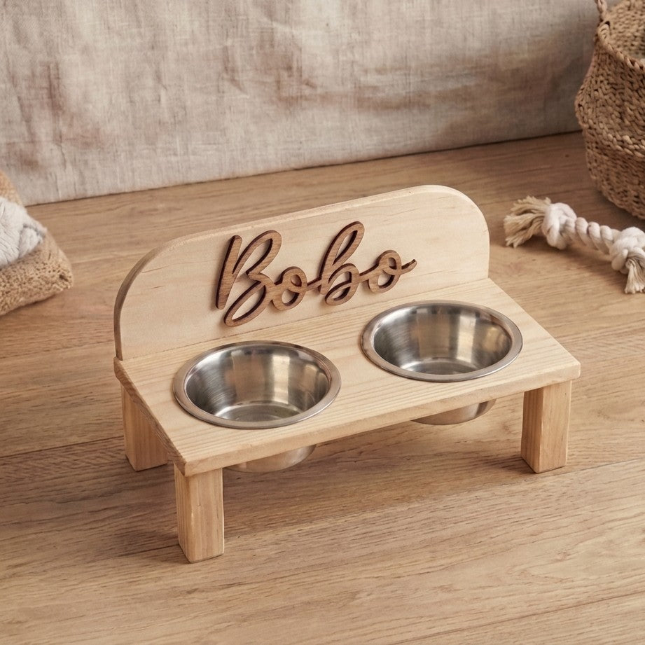 Portaciotole in legno personalizzato