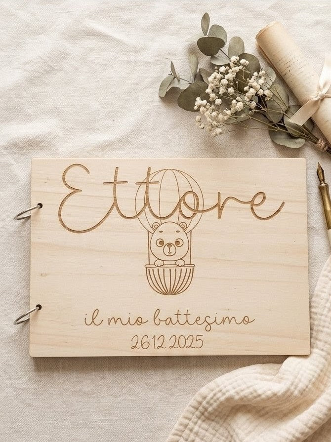 ALBUM PERSONALIZZATO IN LEGNO
